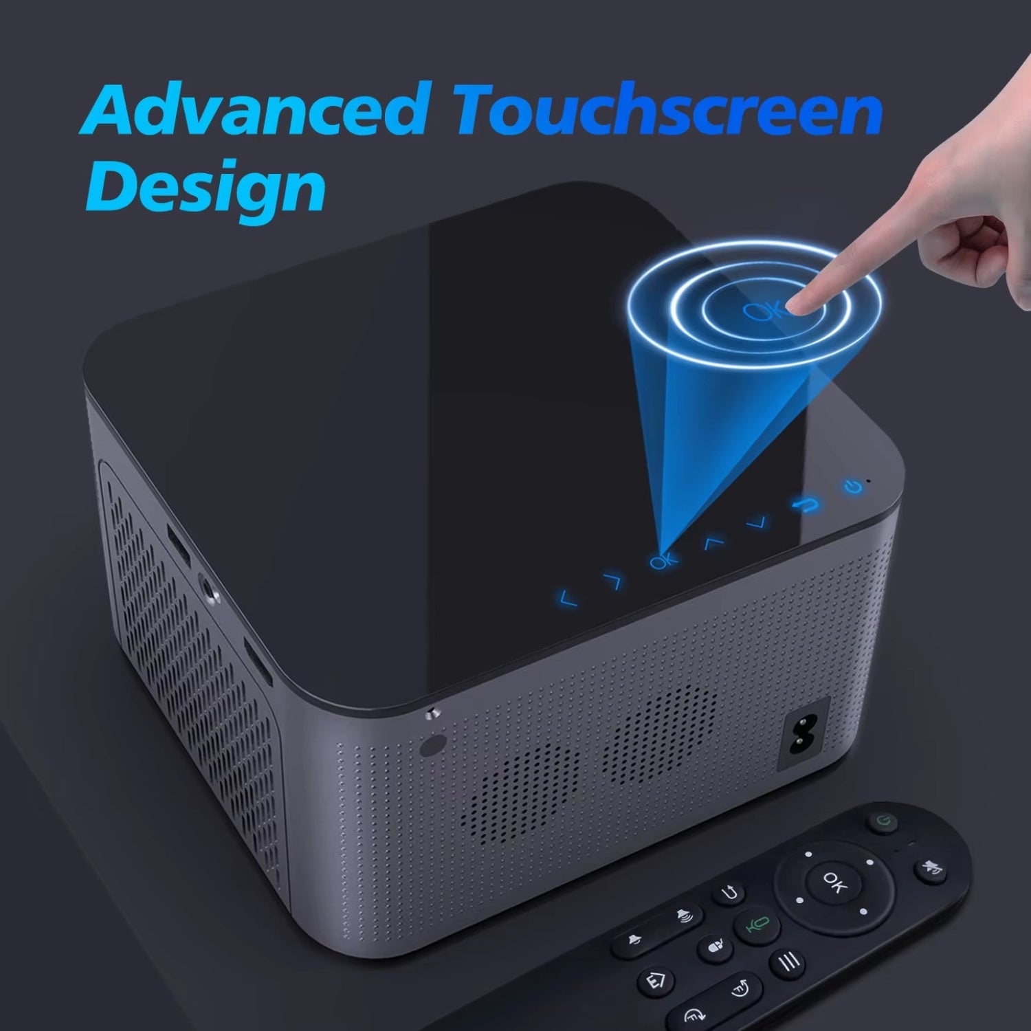 Android 11 4K Smart Projector 580ANSI 1920*1080P Full HD Wifi6 BT5.0 Allwinner H713 Voice Control Home Cinema Theater